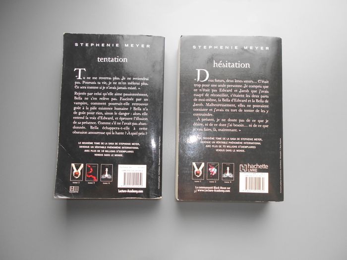 Livres: Tentation et Hésitation (Stephenie Meyer) - photo numéro 2