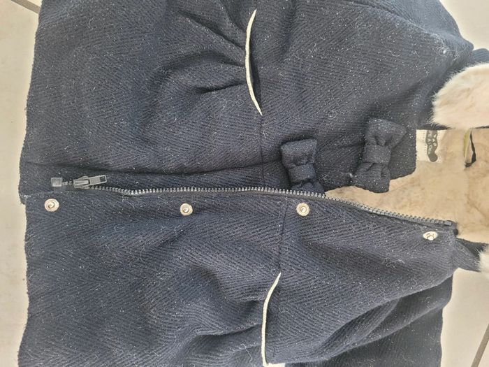 Manteau à capuche neuf Tape à l œil doublé polaire taille 12mois - photo numéro 9