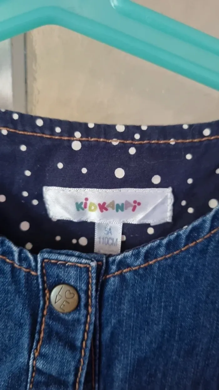 Robe en jeans taille 5 ans kidkanai - photo numéro 6