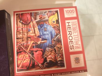 Puzzle 1000 pièces pompiers 