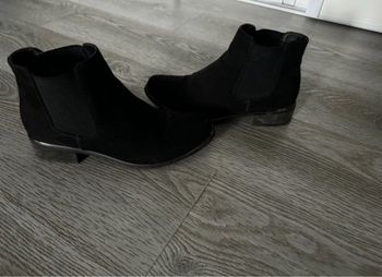 Bottines en daim noires