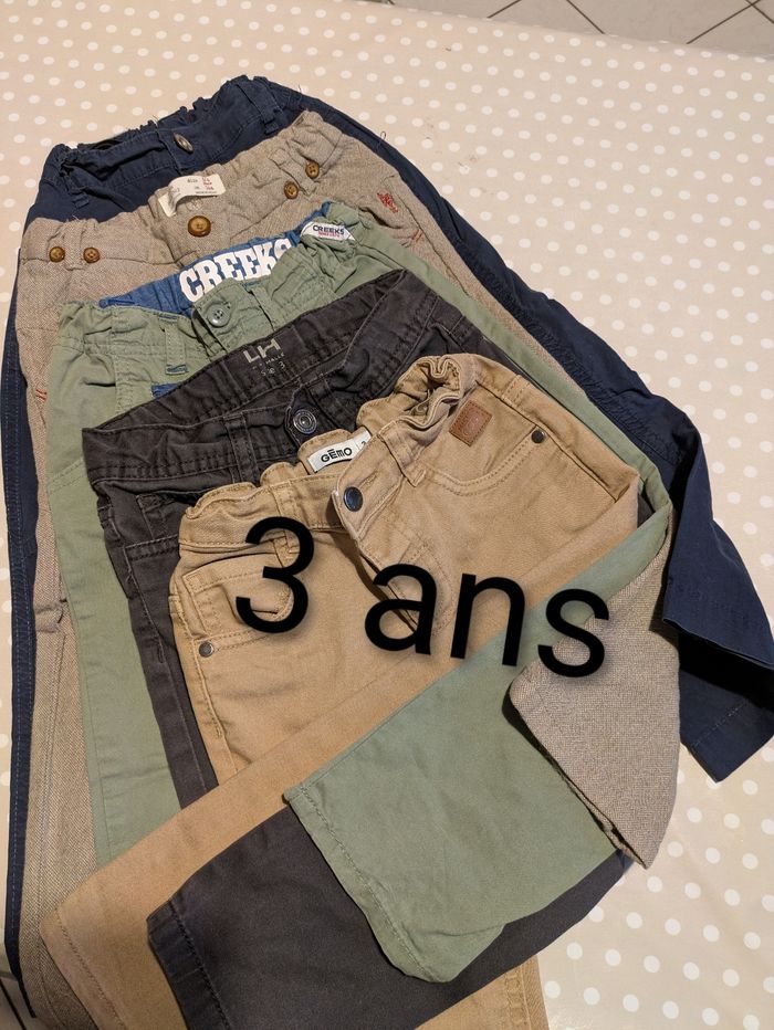 Lot de 5 pantalons 3 ans garçon