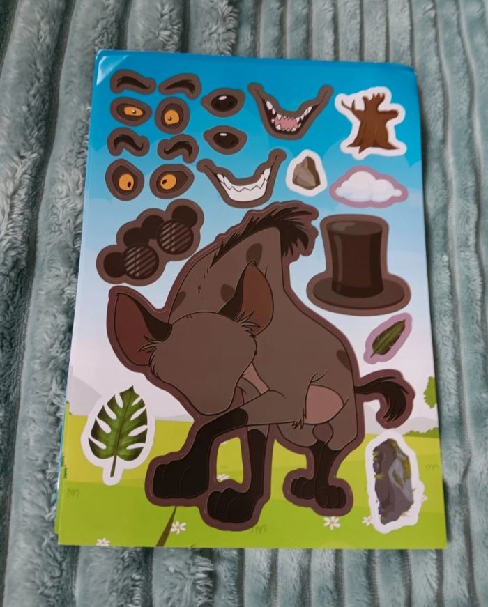 Lot 8  Stickers puzzle le roi lion - photo numéro 3
