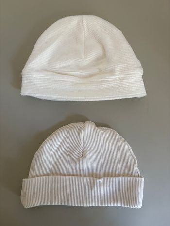 Lot de 2 bonnets