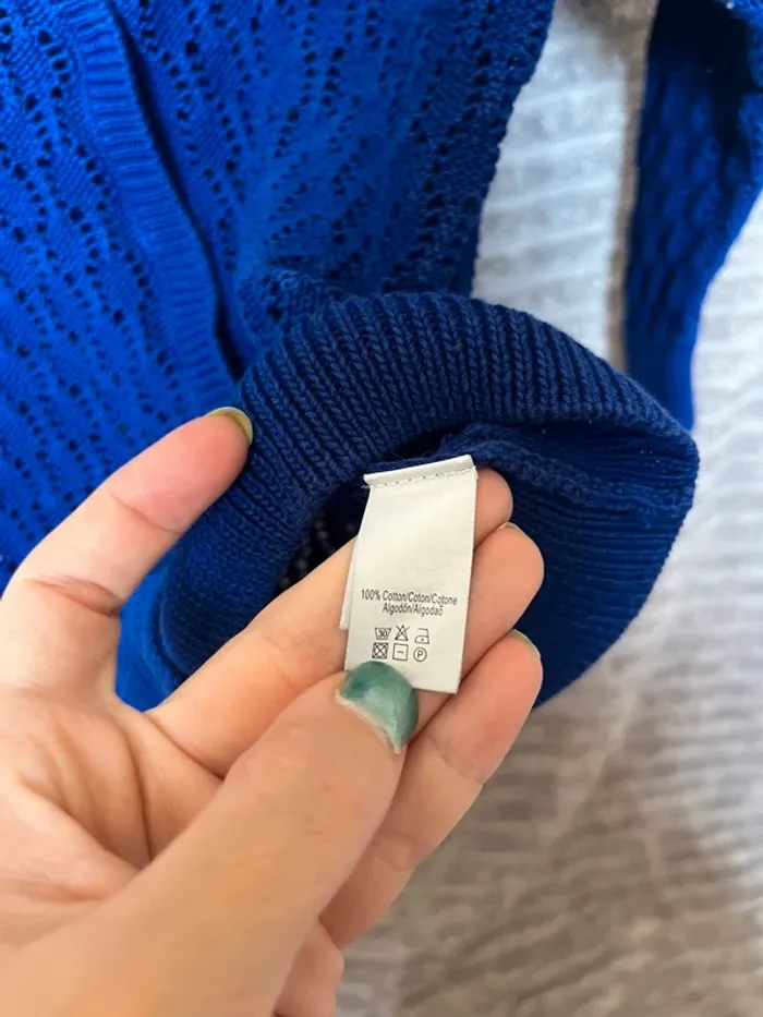 Gilet ajouré Bonpoint - Taille 10 ans - photo numéro 6