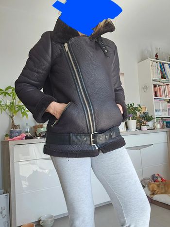Veste fourrée Zara taille 38