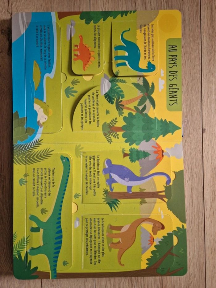 Livre "Au temps des dinosaures" - photo numéro 2