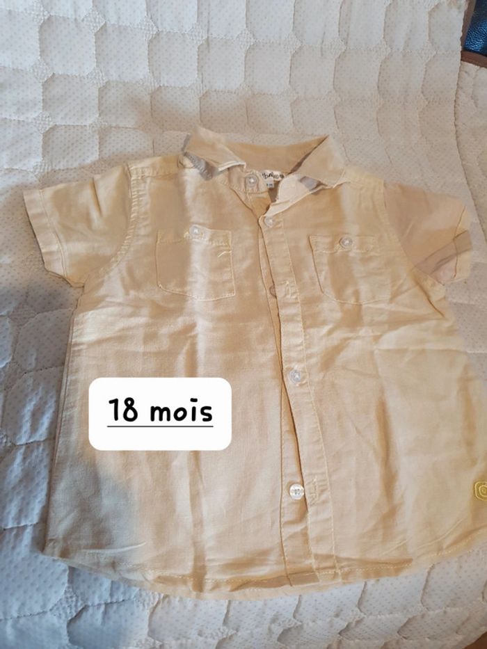 Chemisette couleur vanille 18 mois