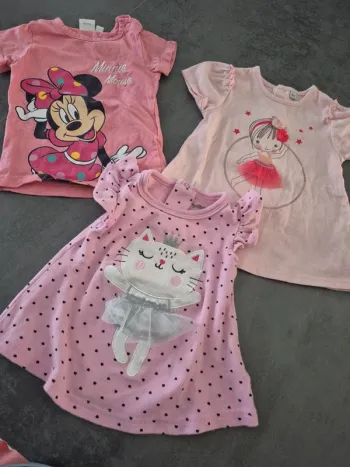 3 tee shirt 6mois