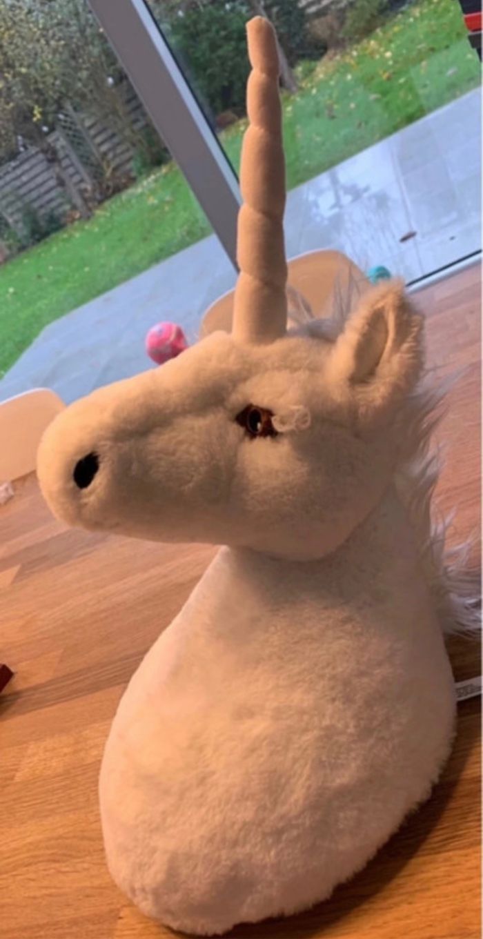 Tête de licorne / déco enfant - photo numéro 2