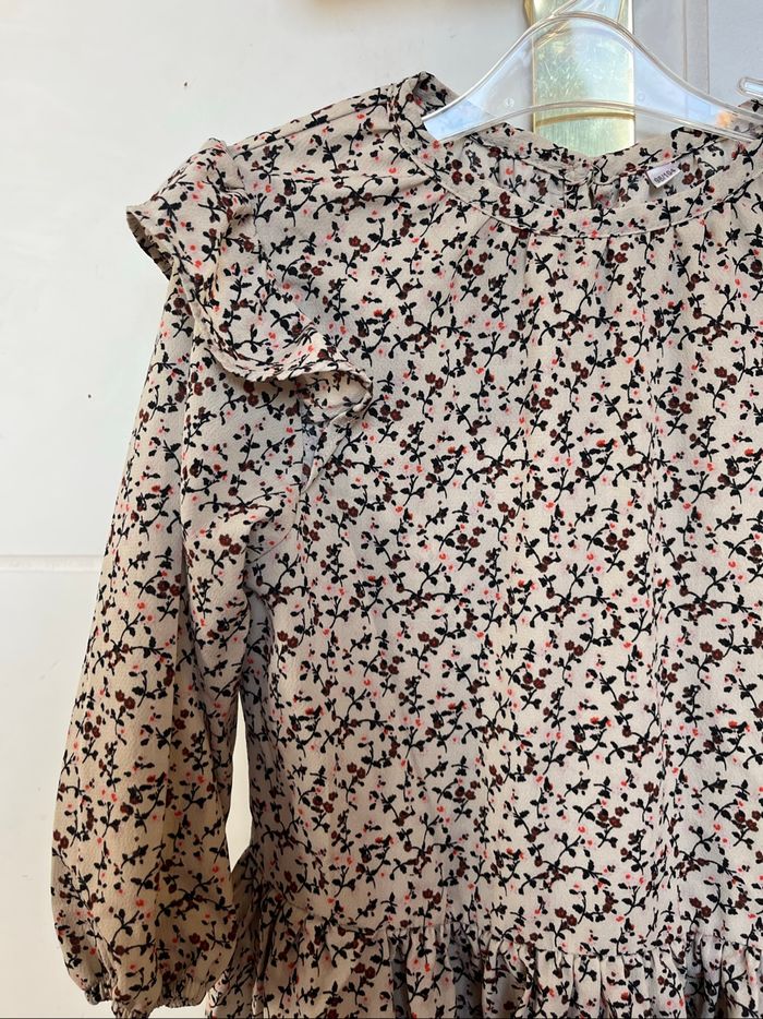 Robe Zeeman écru fleurs - photo numéro 2