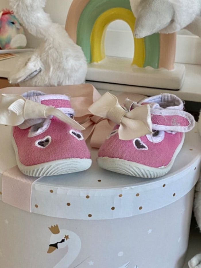 Chaussons coeur.noeud