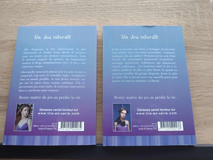 Livres "un jeu interdit" - photo numéro 2