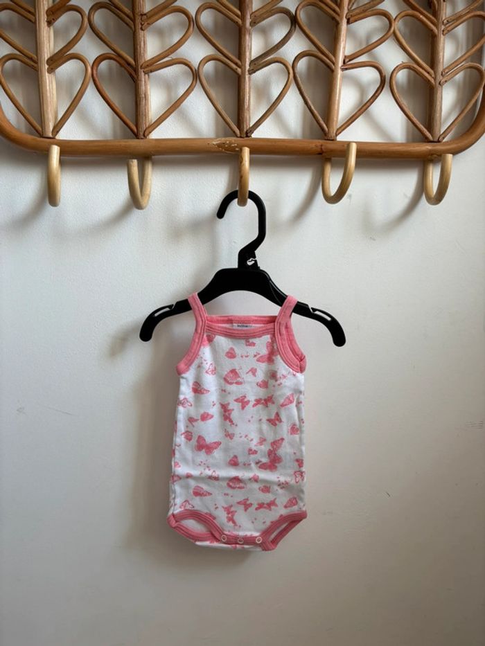 Lot 3 bodies bretelles Petit Bateau 3 mois - photo numéro 11