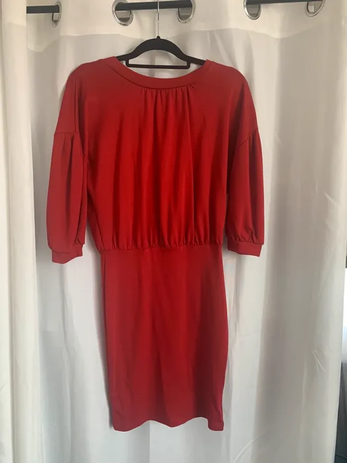 robe manche longue rouge 💃