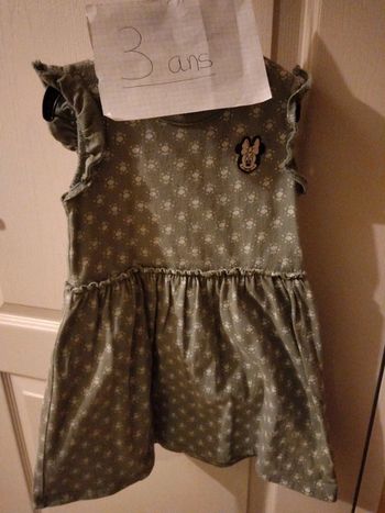 Robe Minnie kaki 3 ans