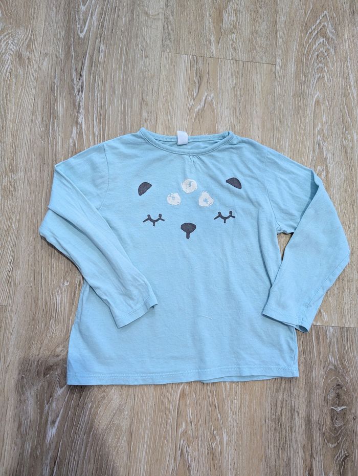 Haut pyjama bleu 3 ans bébé