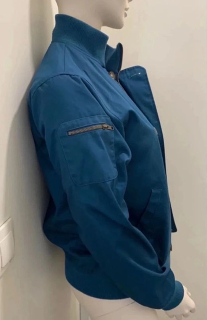 Superbe blouson neuf bleu canard Promod taille 36 - photo numéro 4