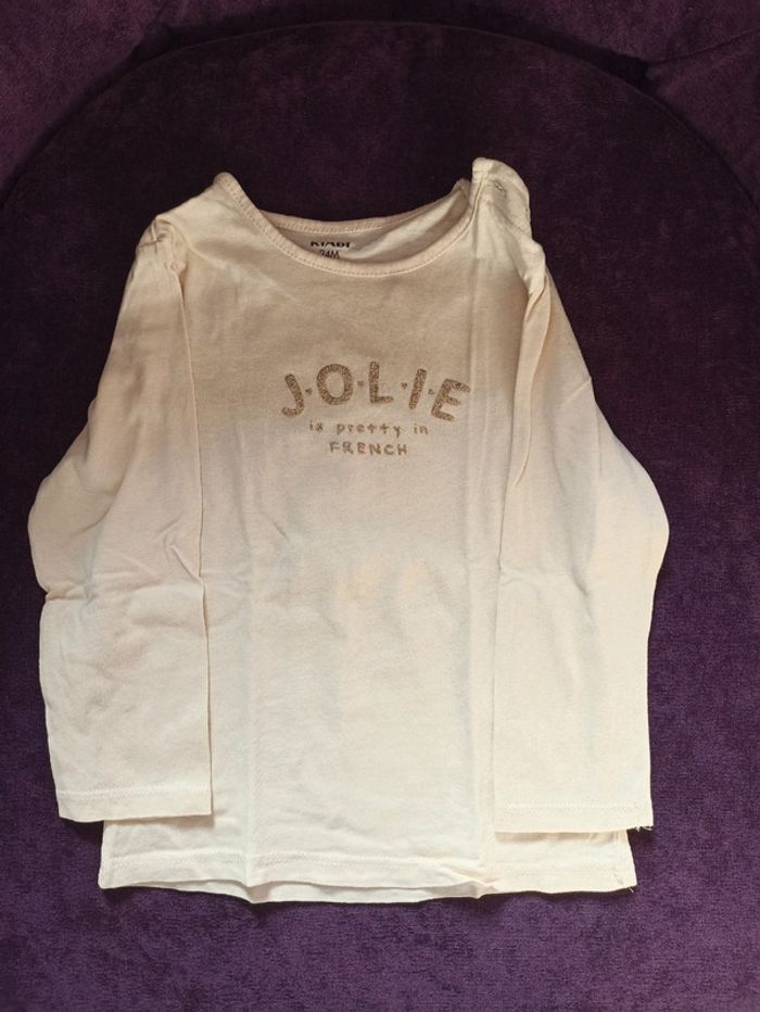 Tee-shirt manches longues 24 mois