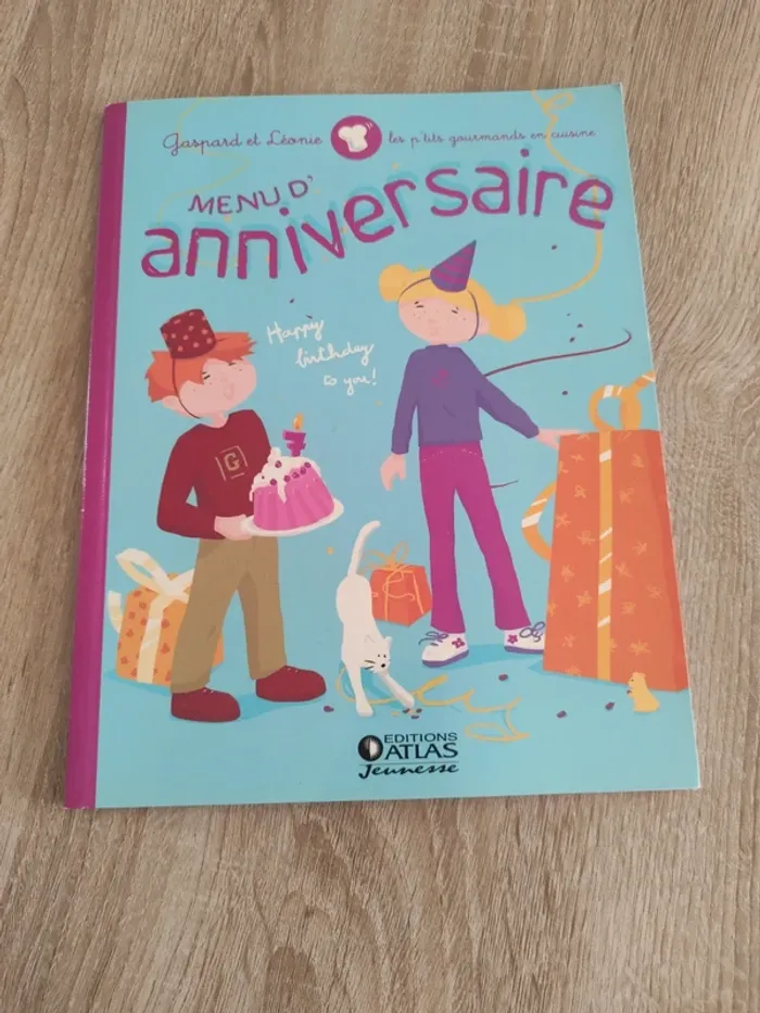 Livre recette anniversaire édition atlas