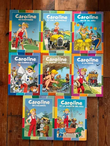 État bon - Bords colorés - Lot de 8 livres bd albums Caroline Pierre Probst