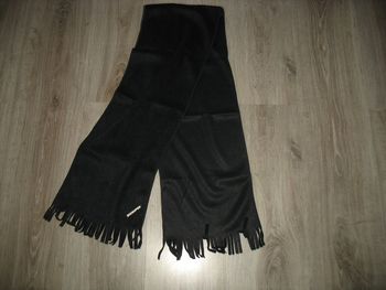 ÉCHARPE POLAIRE NOIRE - MIXTE "BIOSUPER" - NEUVE - n°08