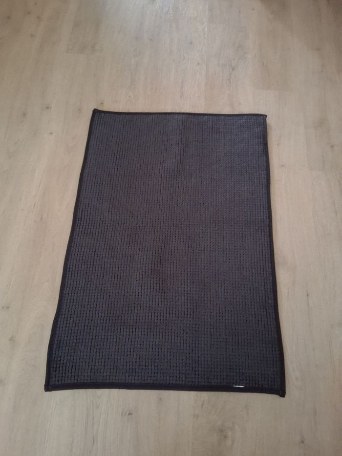 Tapis de bain noir " 60 x 90 cm - photo numéro 2