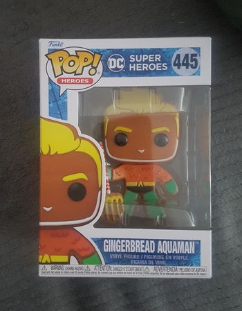 Pop! Heroes super DC comics 445 gingerbread aquaman new sealed in box