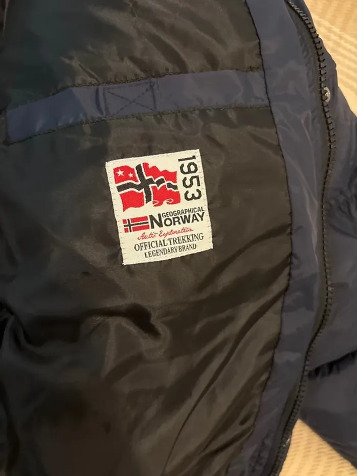 Doudoune Geographical Norway Homme ou Ado Taille L – Neuve – Modèle Hiver “Clement” - photo numéro 9