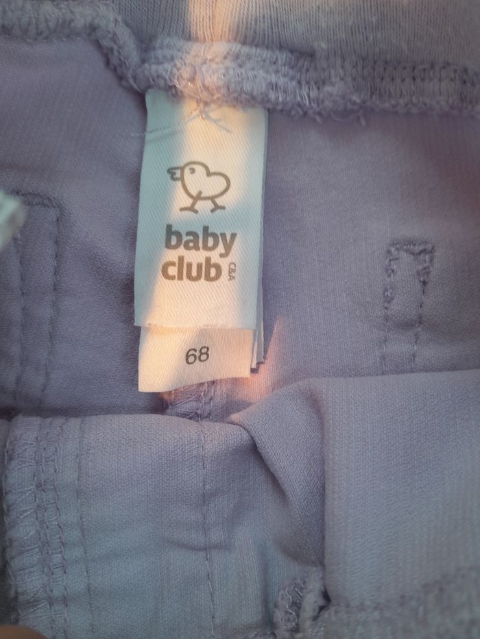​Pantalon Bébé Velours Côtelé Lilas/Mauve Clair (Taille 68 / 6 Mois) - Baby Club - photo numéro 4