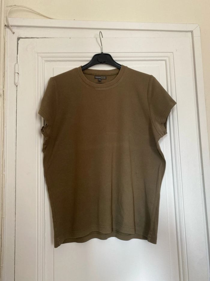 T-shirt kaki - Fashion Plus