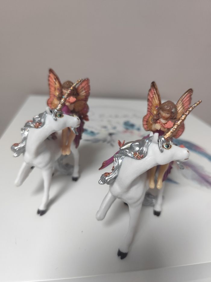 Figurine Enfant elfe sur sa licorne - Papo - photo numéro 5