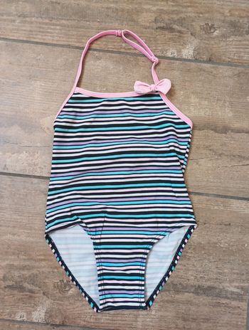 Maillot de bain 1 pièce Fille 4 ans rayures Tissaia