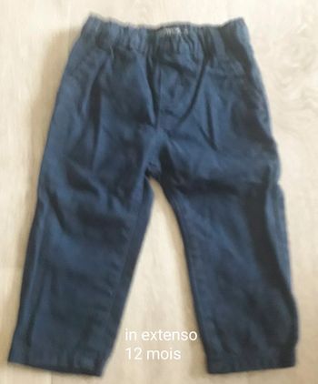 Pantalon in extenso 12 mois