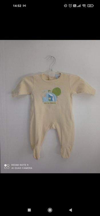 Pyjama tex 1 mois