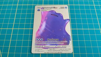 Métamorph Vmax carte illustration Pokémon cosplay couleur or française #C17
