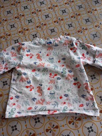 T-shirt manches long 12 moi