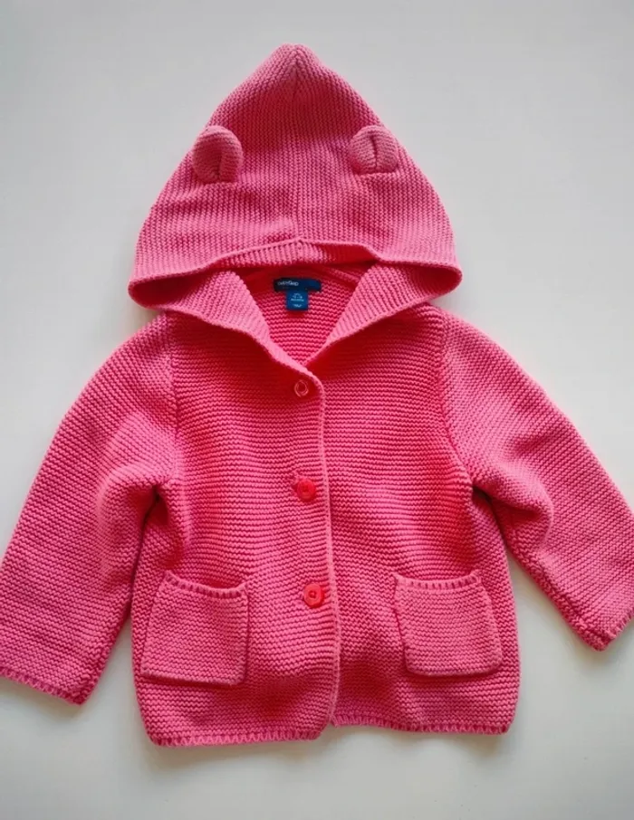 Veste lainage rose Baby Gap 12/18m