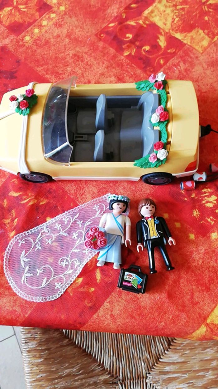 Playmobil voiture de Mariés - photo numéro 2