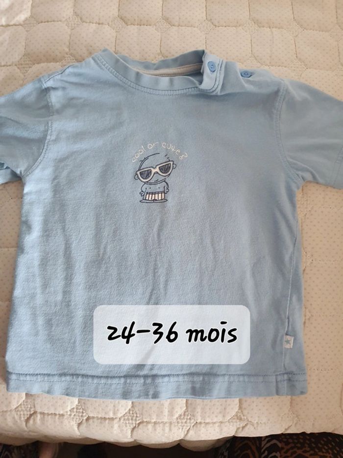 Tee shirt bleu clair