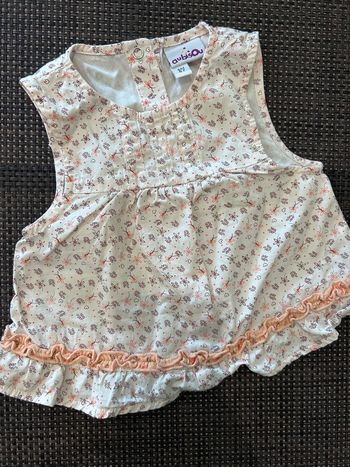 Blouse fleurie cœur