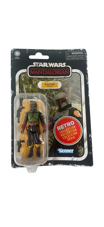 Figurine Star Wars The Mandalorian Retro collection Boba Fett Hasbro Kenner Neuf