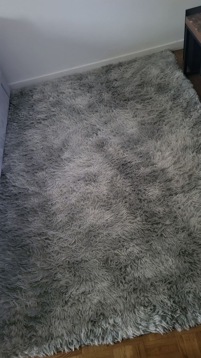 Tapis gris blanc 135x185cm - photo numéro 2