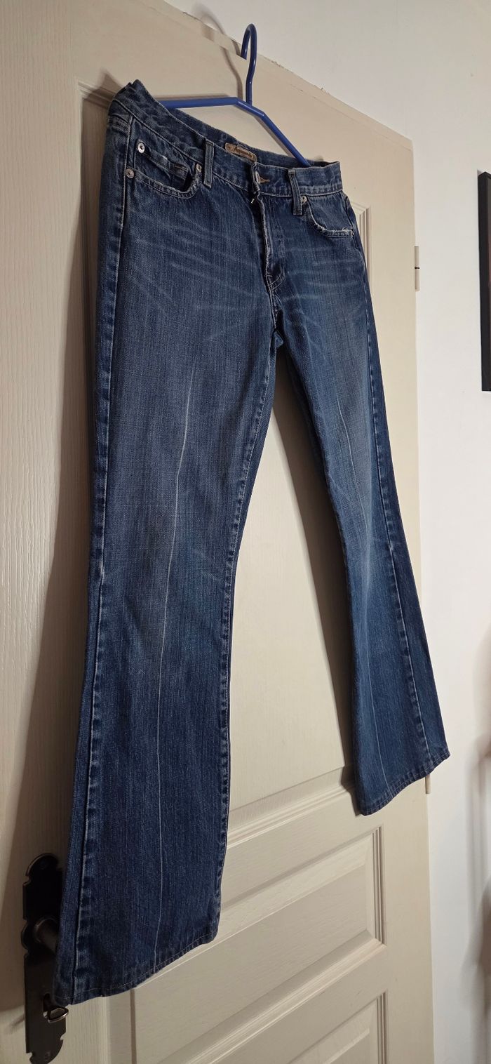 Jean bootcut Acquaverde 29 – coupe flare tendance – denim bleu authentique – très bon état - photo numéro 4