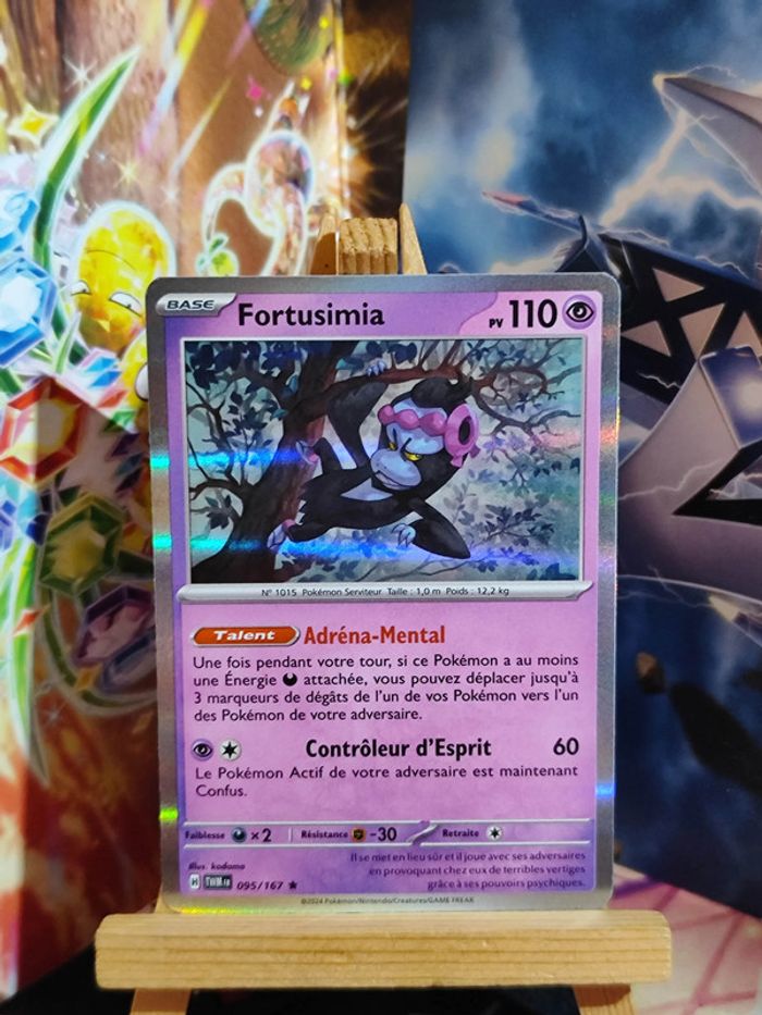 Fortusimia holo rare 95/167 Mascarade Crépusculaire
