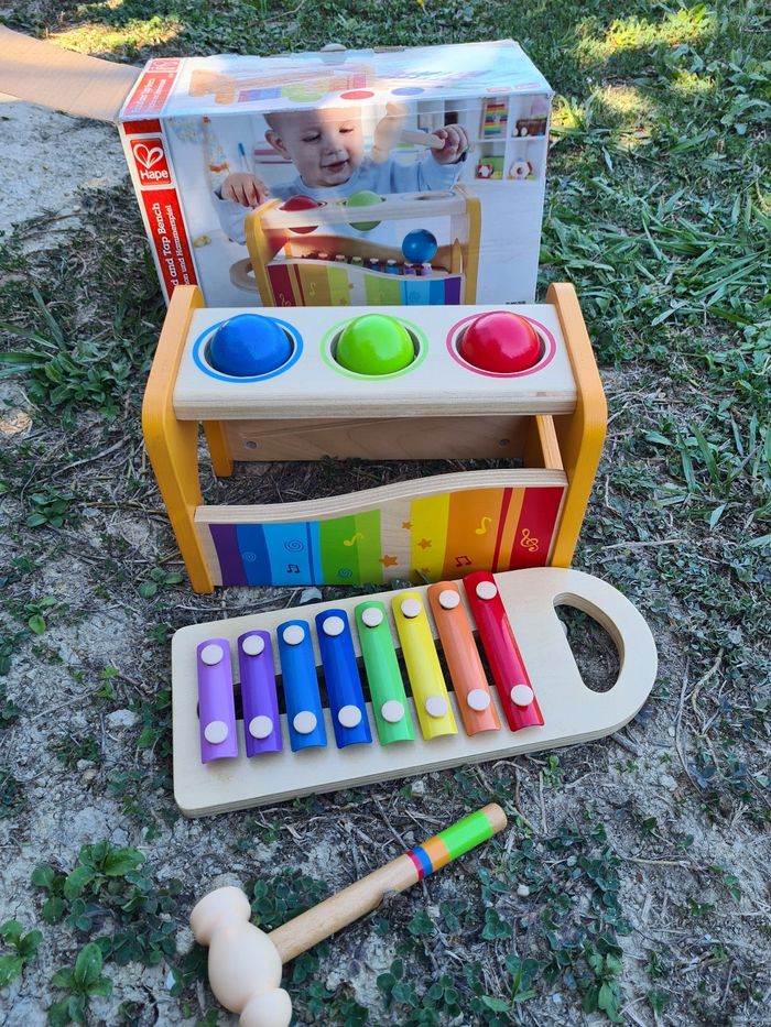 Jeu boules et piano bois - photo numéro 2