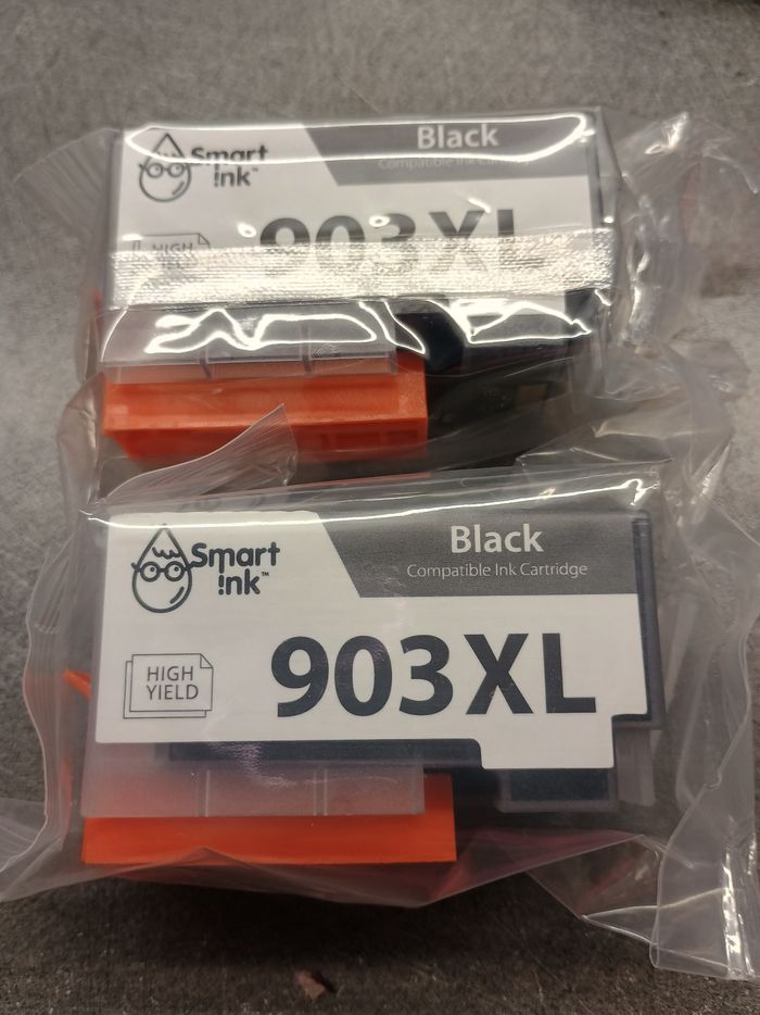 Lot de 2 cartouches d'encre noire smart ink 903 XL