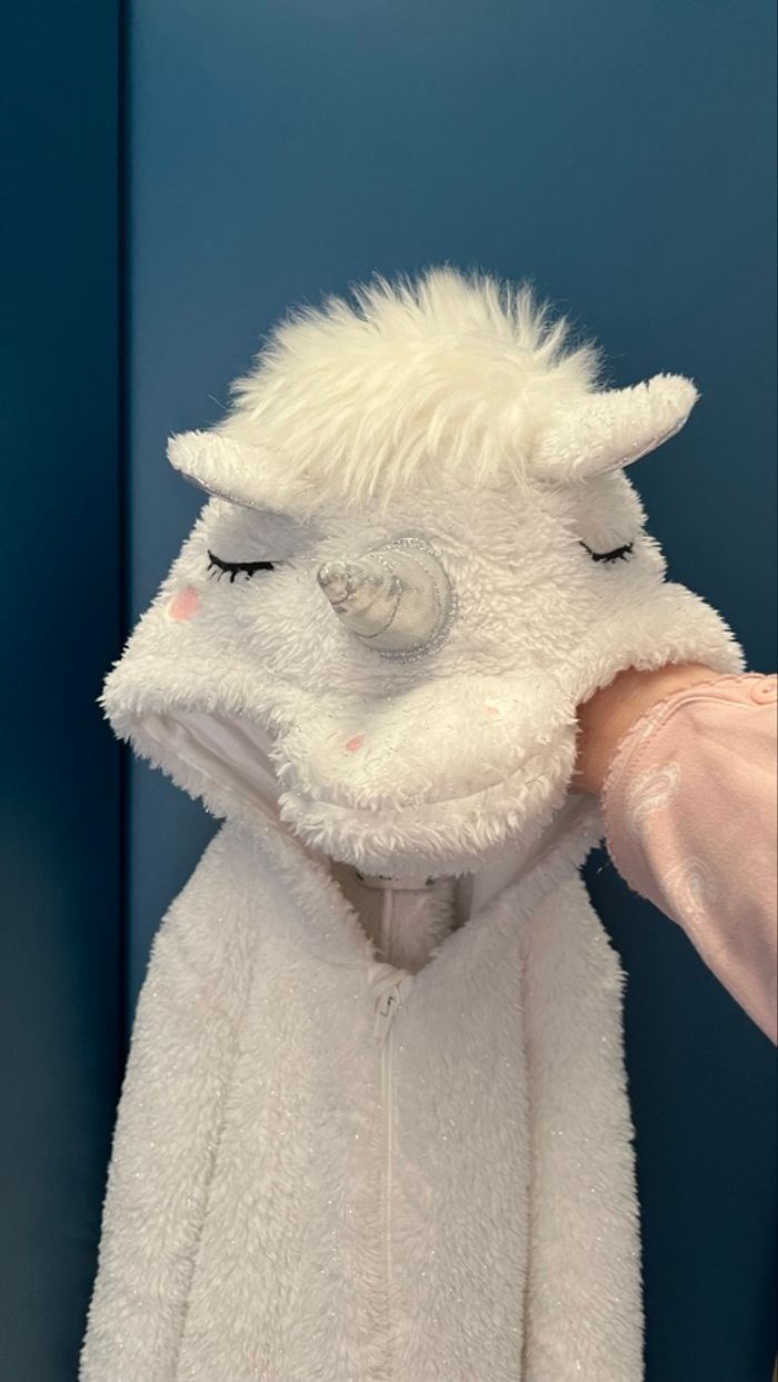 Sur pyjama licorne blanc pailleté C&A