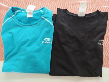 Lot de 2 tee shirt maillot de sport running