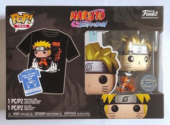 Figurine Funko Pop & Tee Naruto Shippuden Naruto Running Metallic 727